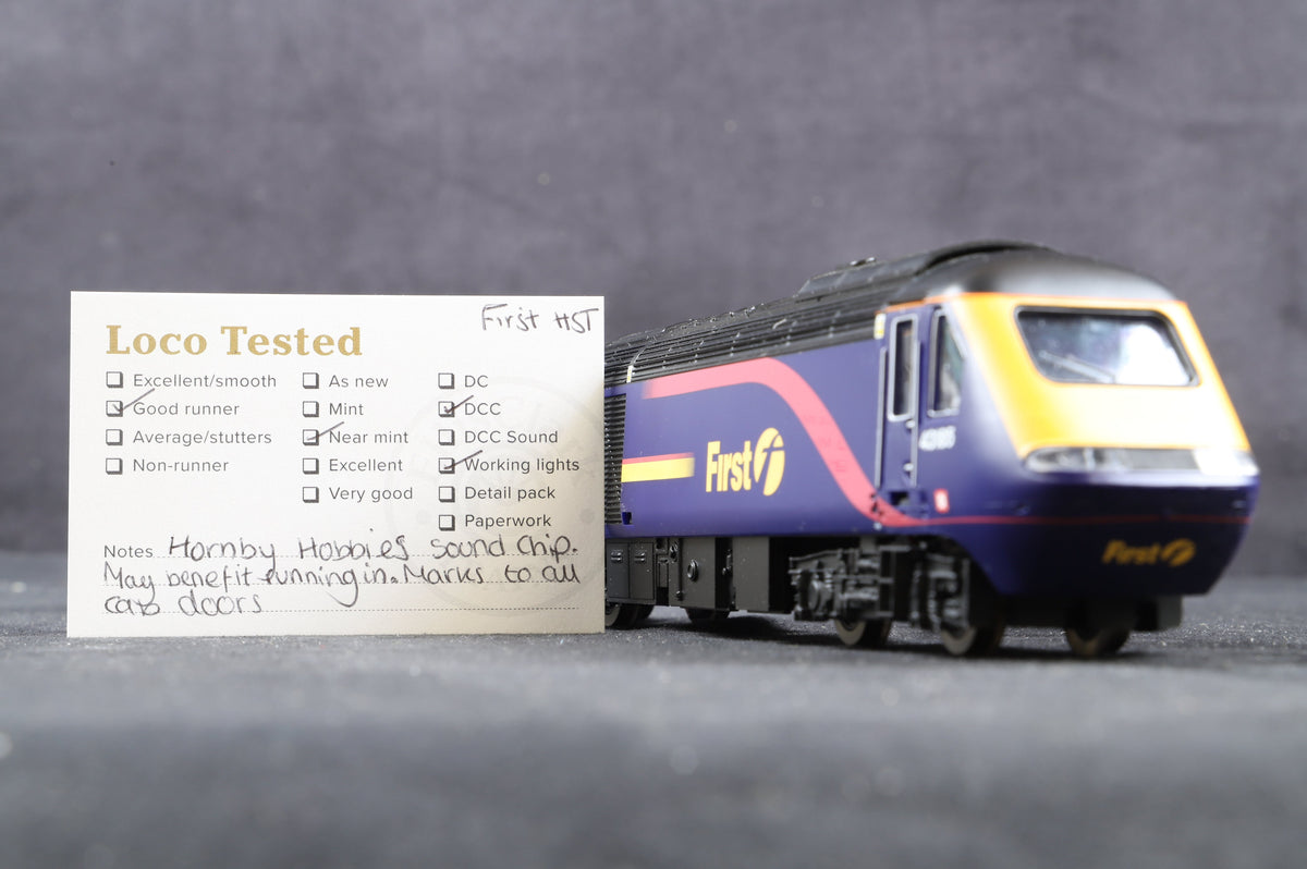 Hornby OO FGW HST Train Pack w/3 Coaches, DCC Fitted