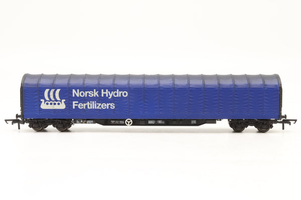 Rivarossi HO HRS6234/6229 Rake of 2x Closed Tarp Wagons in Tiphook