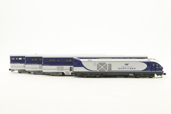 Kato N 106-9001 Amtrak Pacific Surfliner Set w/ SC-44 Loco #2122