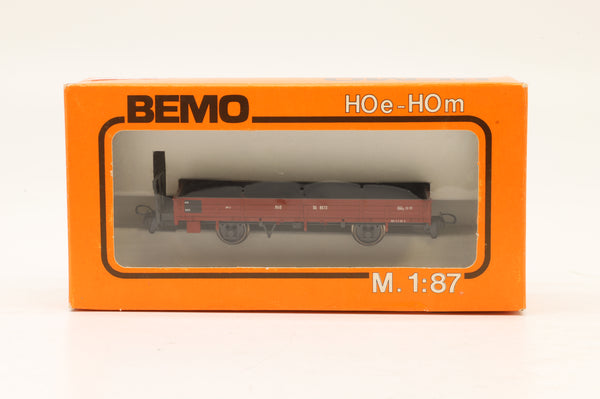 BEMO HOm Rake of 3x Assorted RhB Wagons - Clark Railworks