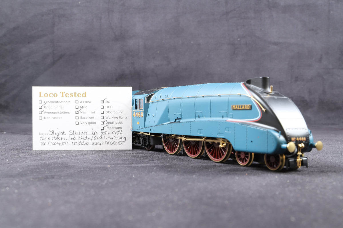 Hornby OO R2684 LNER 4-6-2 18CT Gold Plated &#39;Mallard&#39; A4 Class Loco, Ltd Ed. 2904/5000