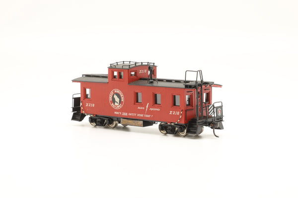 Overland Models HO Brass Great Northern 30 Foot Wood Sided Caboose
