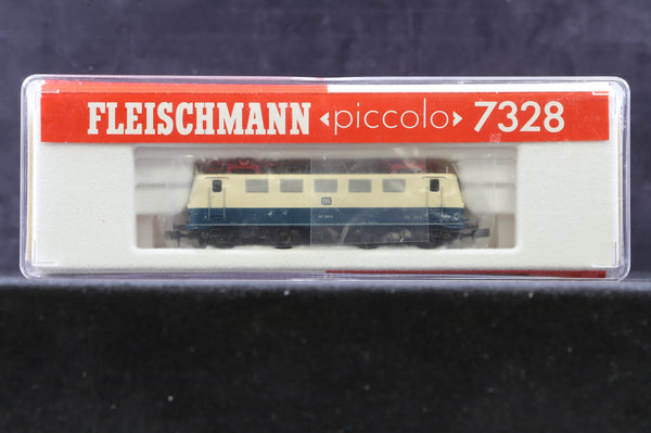 Fleischmann N Gauge 7328 DB BR 141 141128-9 in DB Blue and Cream