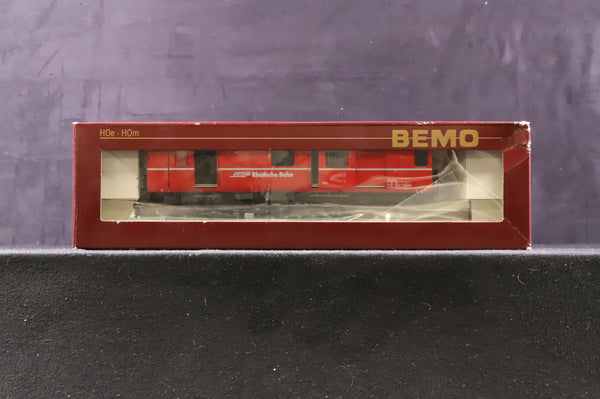 Bemo HOe/ HOm Rake Of 4 RhB Red & Green Coaches Inc. 3250104