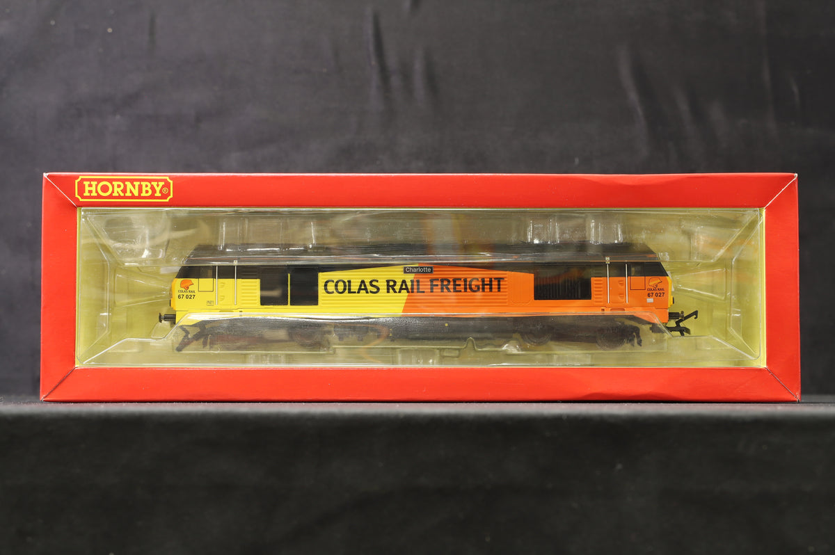 Hornby OO R3659 Colas Rail Class 67 &#39;Charlotte&#39; &#39;67027&#39;