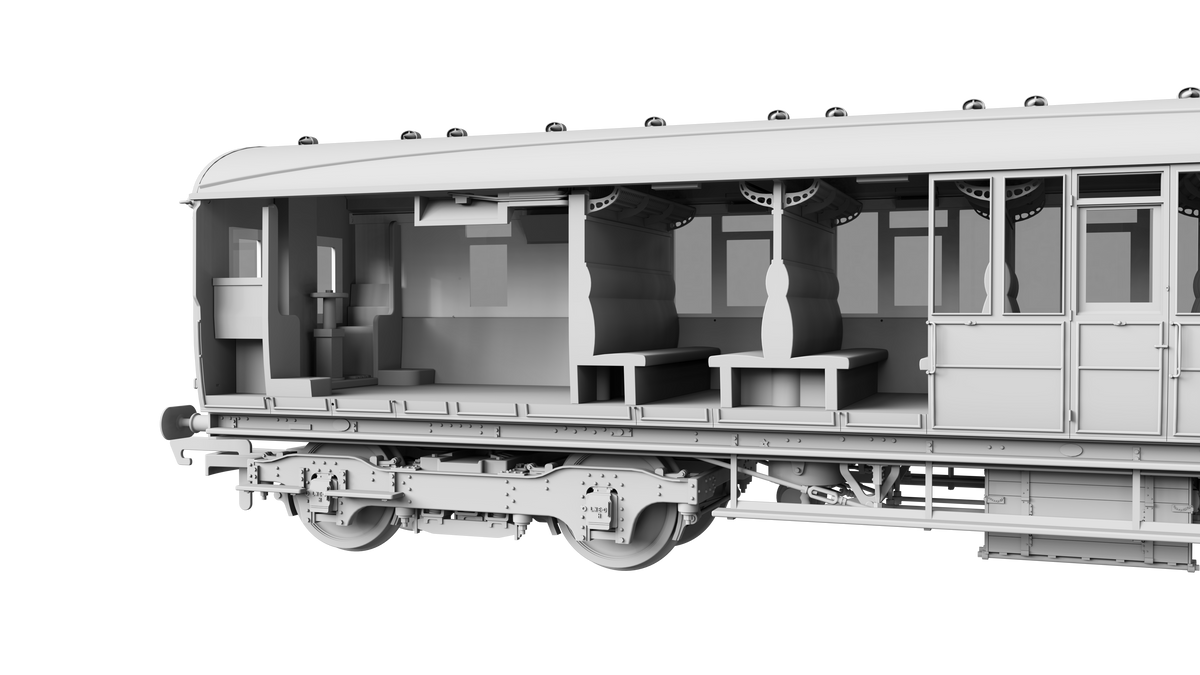 Ellis Clark Trains OO Gauge C2003B Quad Art Set No. 72, BR Maroon (Pre-order)
