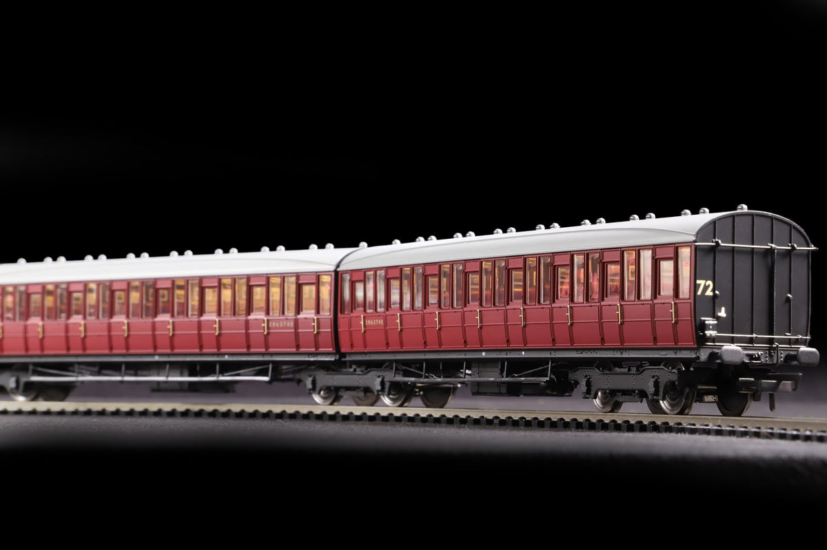Clark Railworks OO Gauge C2003A Quad Art Set No. 72, BR Maroon
