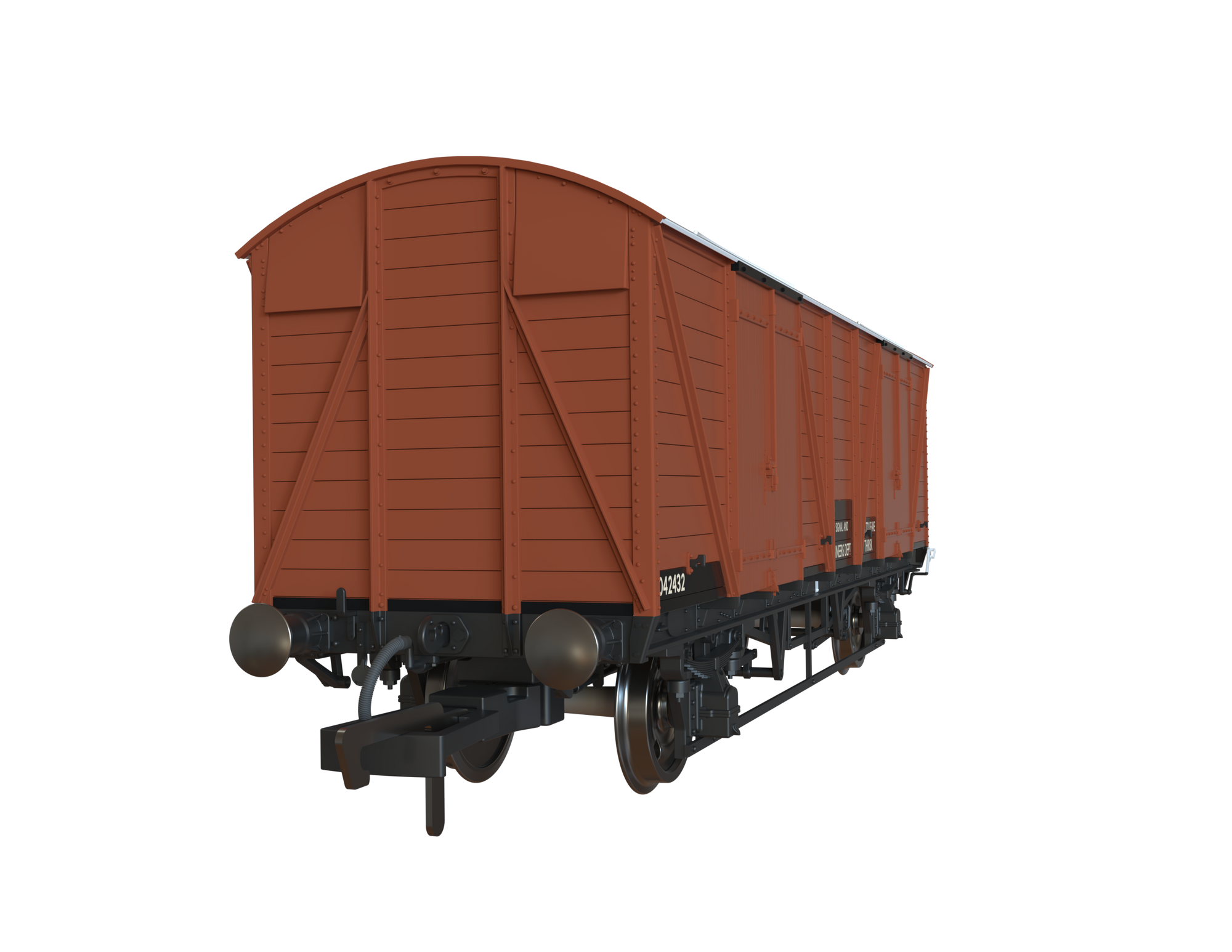 Clark Railworks OO C3064 GWR Mink G Goods Van, Departmental Bauxite No.042432