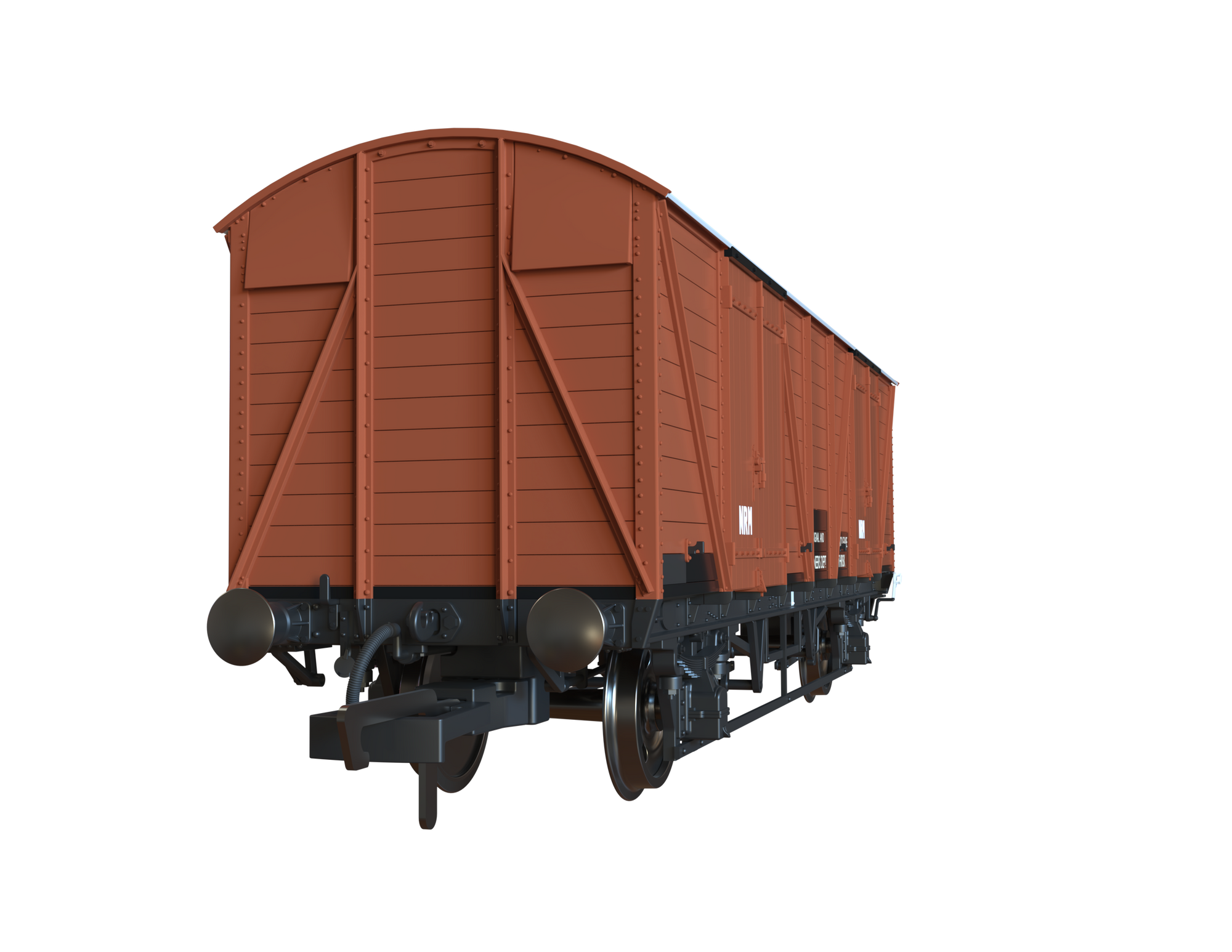 Clark Railworks OO C3064 GWR Mink G Goods Van, Departmental Bauxite No.042432