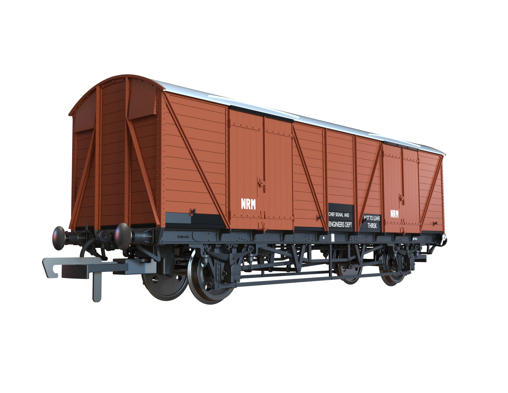 Clark Railworks OO C3064 GWR Mink G Goods Van, Departmental Bauxite No.042432