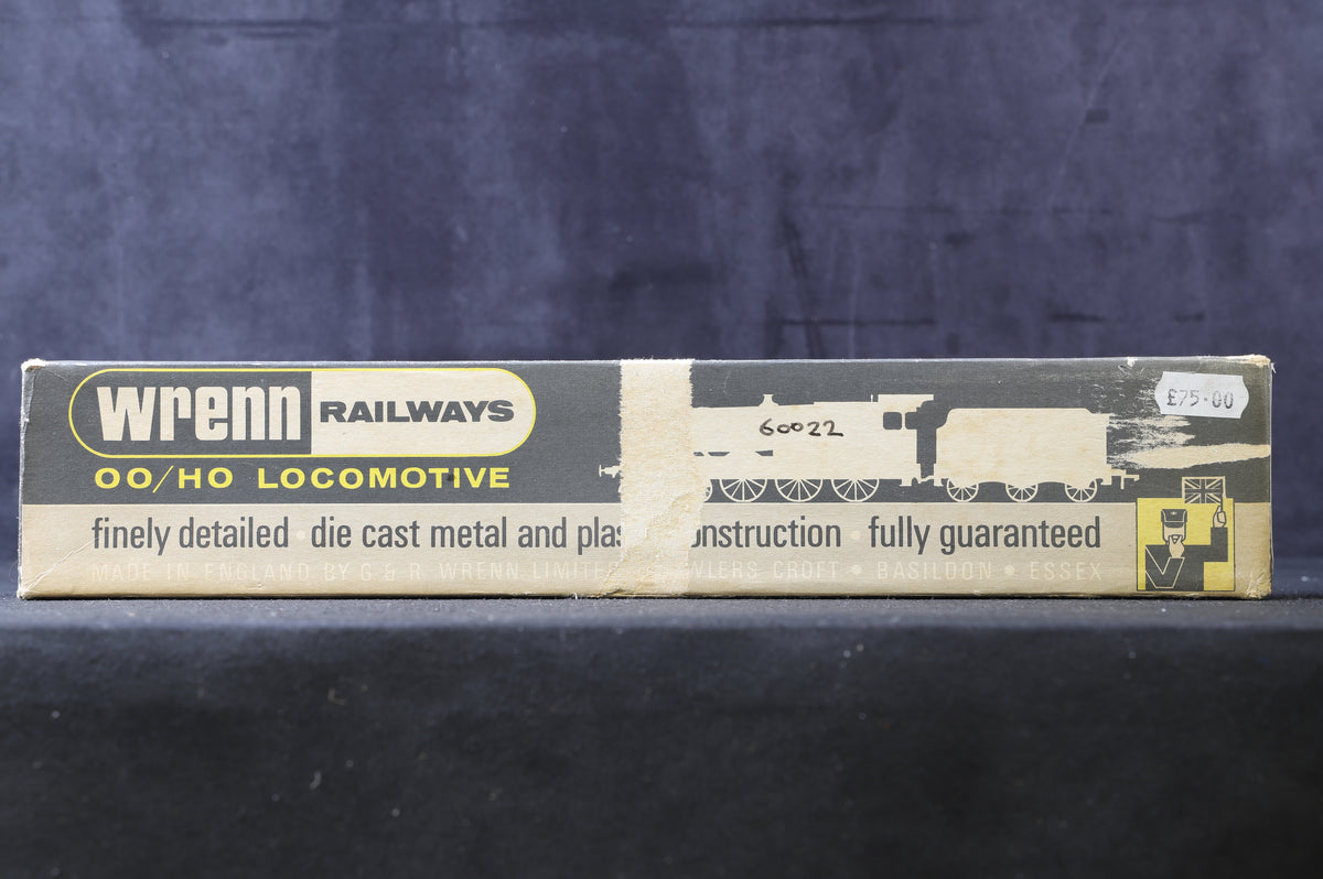 Wrenn OO W2211 Class A4 &#39;Mallard&#39; &#39;60022&#39; BR Lined Green L/C 2-Rail