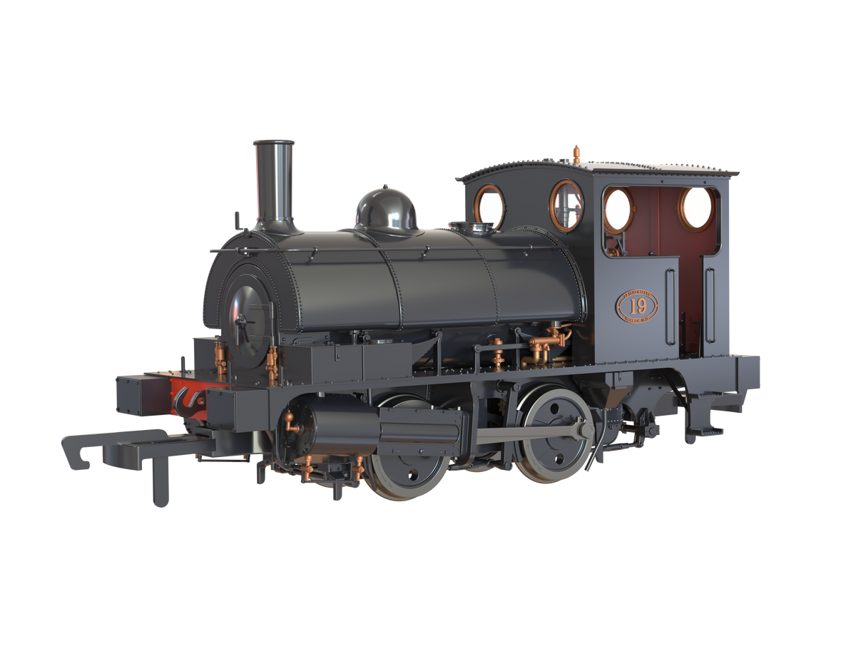Clark Railworks OO Gauge C1028 L&amp;Y Class 21 Pug, L&amp;Y Plain Black &#39;19&#39;, Preserved (pre-order)