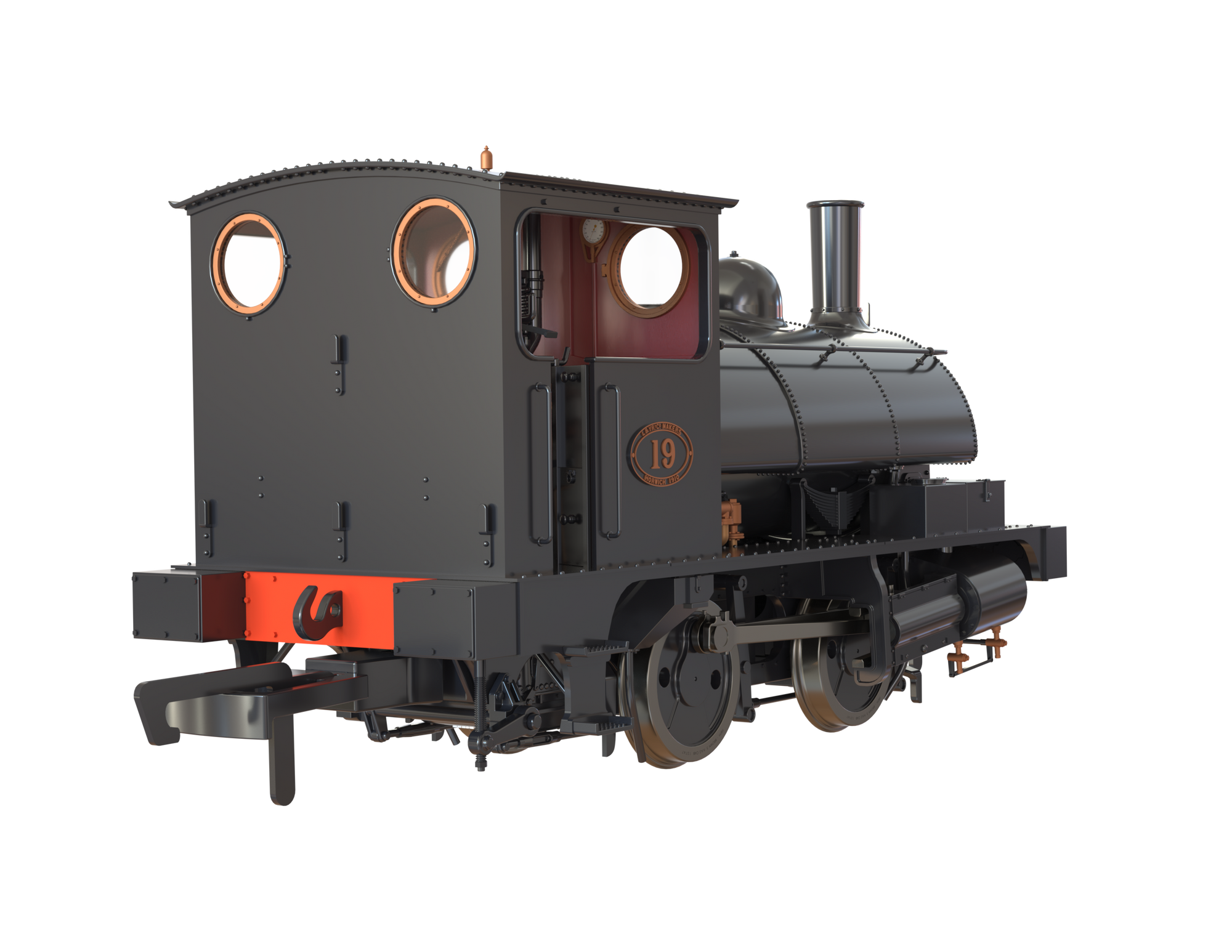 Clark Railworks OO Gauge C1028 L&Y Class 21 Pug, L&Y Plain Black '19', Preserved (pre-order)