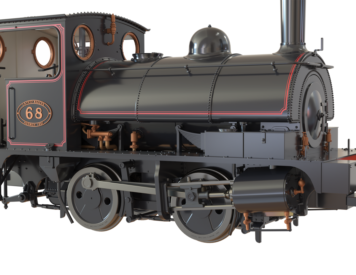 Clark Railworks OO Gauge C1029 L&amp;Y Class 21 Pug, L&amp;Y Lined Black &#39;68&#39;, Preserved (pre-order)
