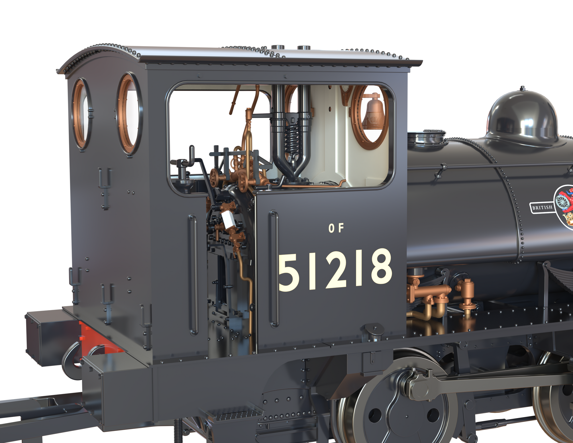 Clark Railworks OO Gauge C1030 L&Y Class 21 Pug, BR Black Late '51218', Preserved 2022 (pre-order)