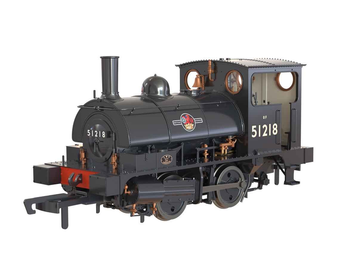 Clark Railworks OO Gauge C1030 L&amp;Y Class 21 Pug, BR Black Late &#39;51218&#39;, Preserved 2022 (pre-order)