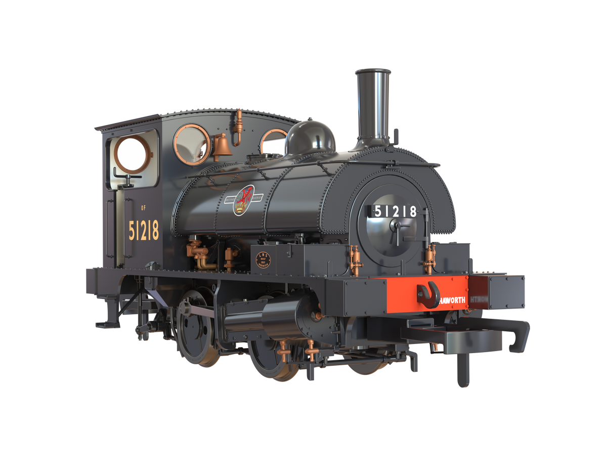 Clark Railworks OO Gauge C1030 L&amp;Y Class 21 Pug, BR Black Late &#39;51218&#39;, Preserved 2022 (pre-order)