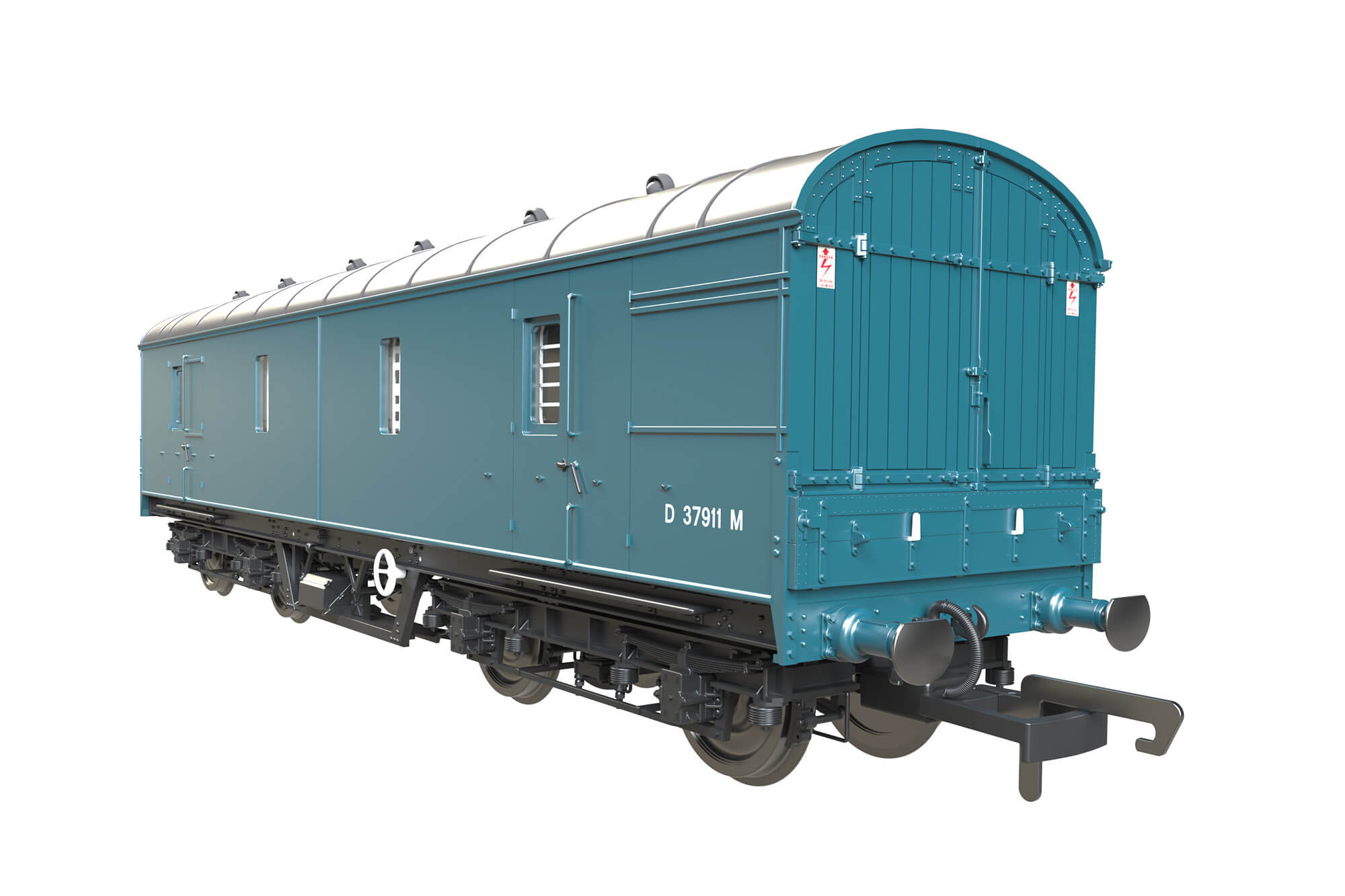 Clark Railworks OO C2023 LMS 42ft GUV No. 37911 BR Blue