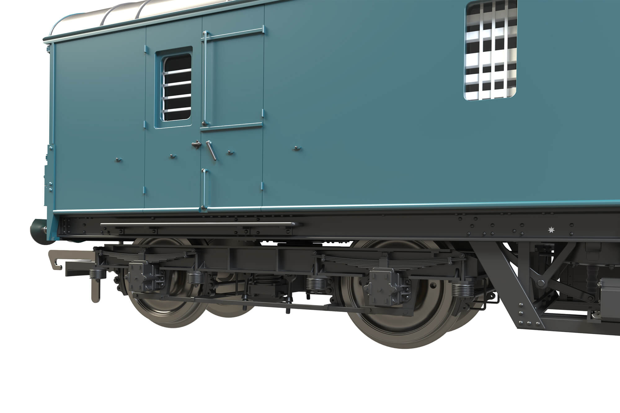 Clark Railworks OO C2023 LMS 42ft GUV No. 37911 BR Blue