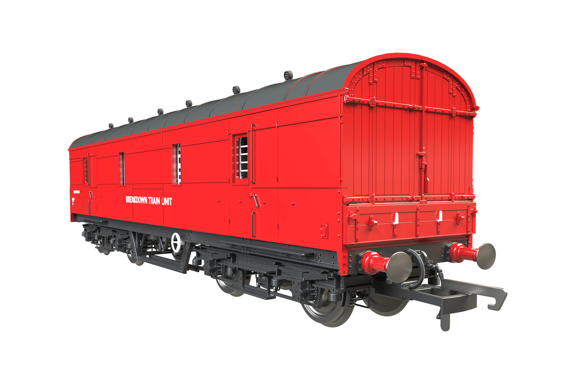 Clark Railworks OO C2024 LMS 42ft GUV No. QQV975241 BR Gulf Red