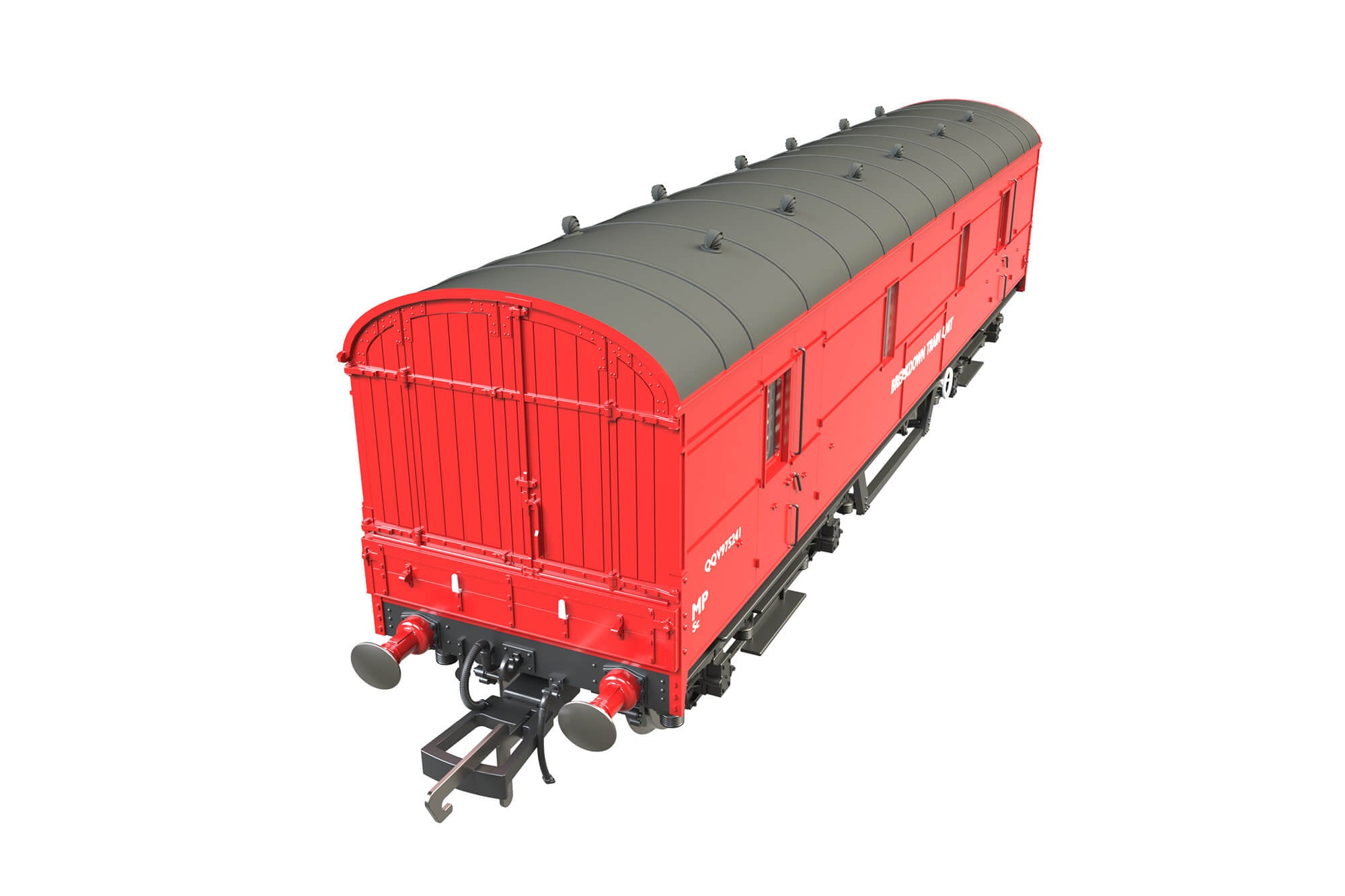 Clark Railworks OO C2024 LMS 42ft GUV No. QQV975241 BR Gulf Red