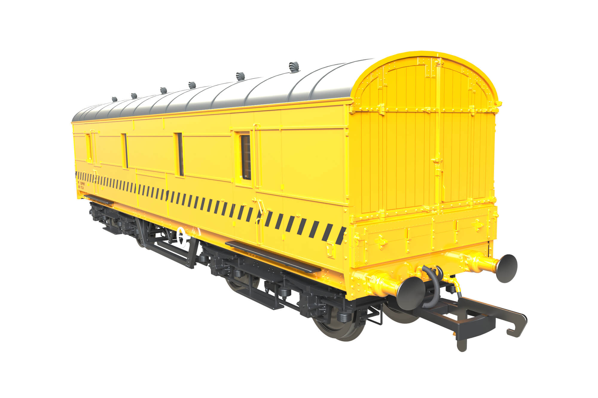 Clark Railworks OO C2025 LMS 42ft GUV No. ADB975241 BR Departmental Yellow
