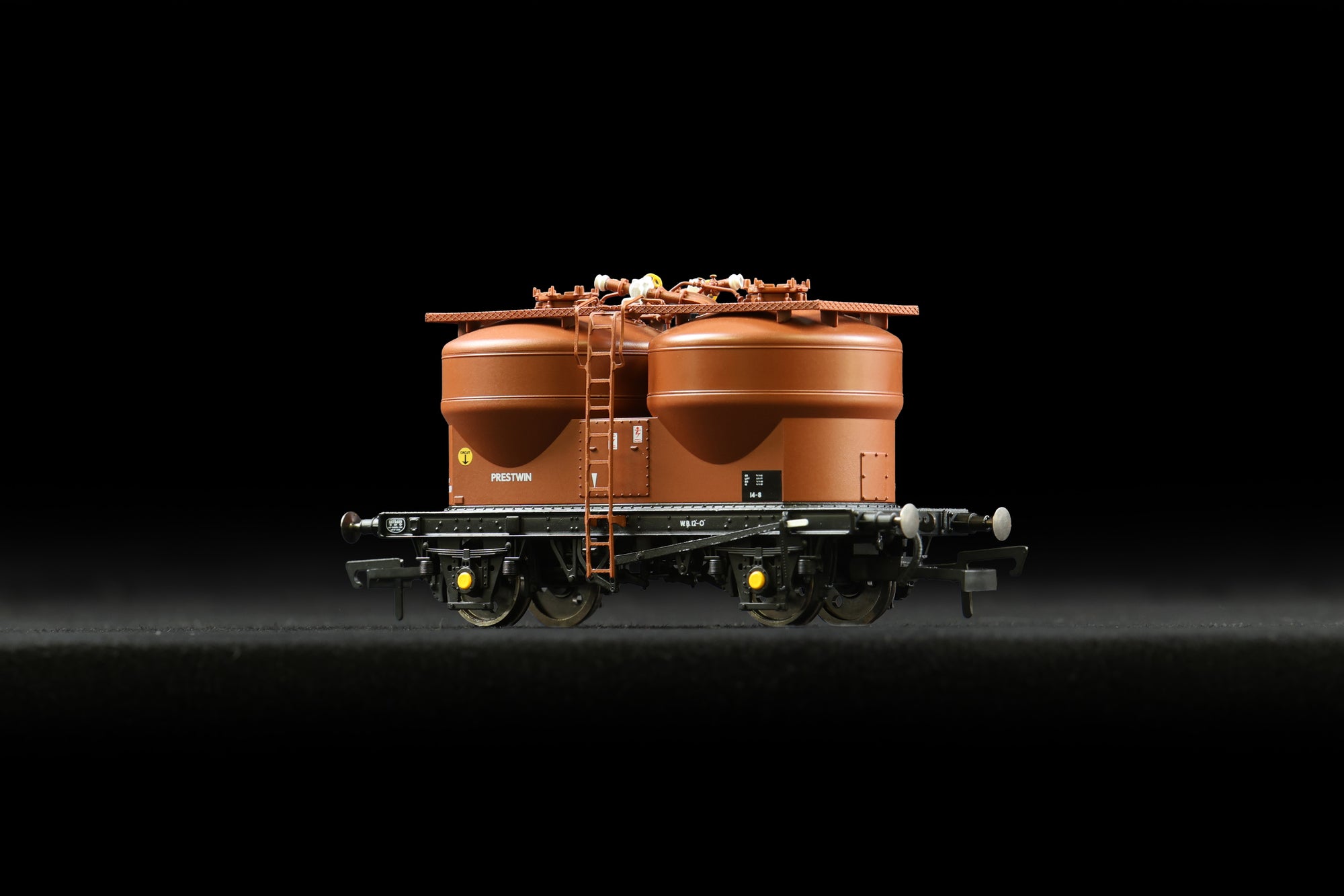 Clark Railworks OO Gauge C3041A BR Bauxite Prestwin Wagons (3-Pcs), B873405, B873409 & B873763