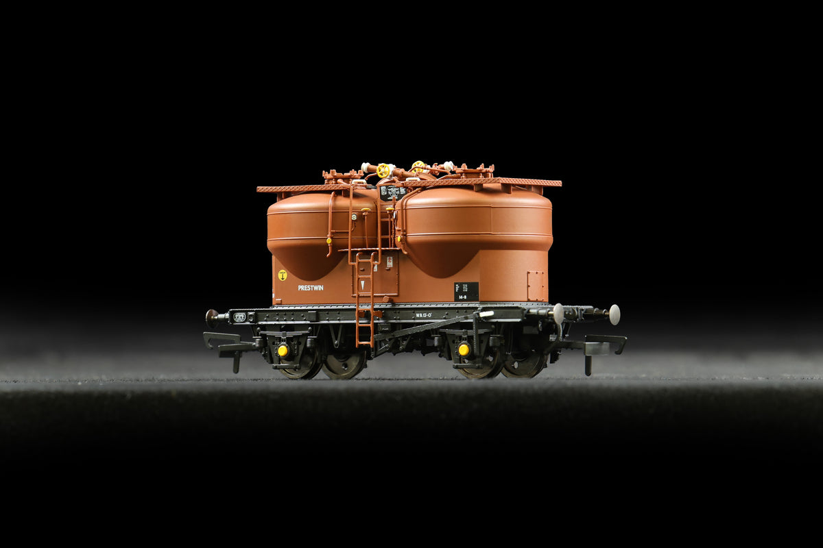 Clark Railworks OO Gauge C3041A BR Bauxite Prestwin Wagons (3-Pcs), B873405, B873409 &amp; B873763