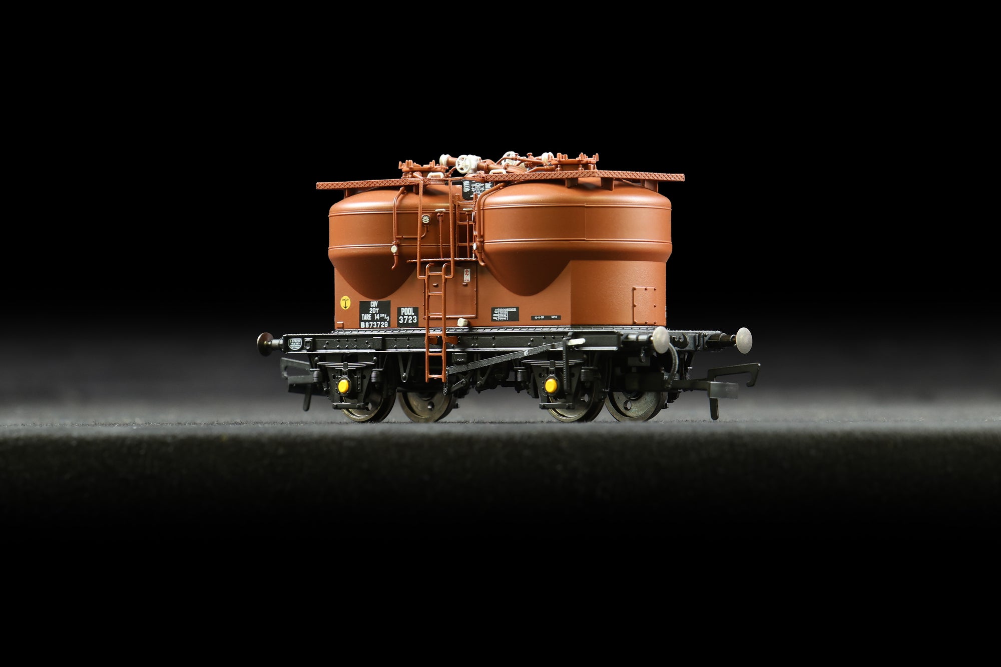 Clark Railworks OO Gauge C3042C BR Bauxite Prestwin Wagons (3-Pcs), B873393, B873729 & B873758