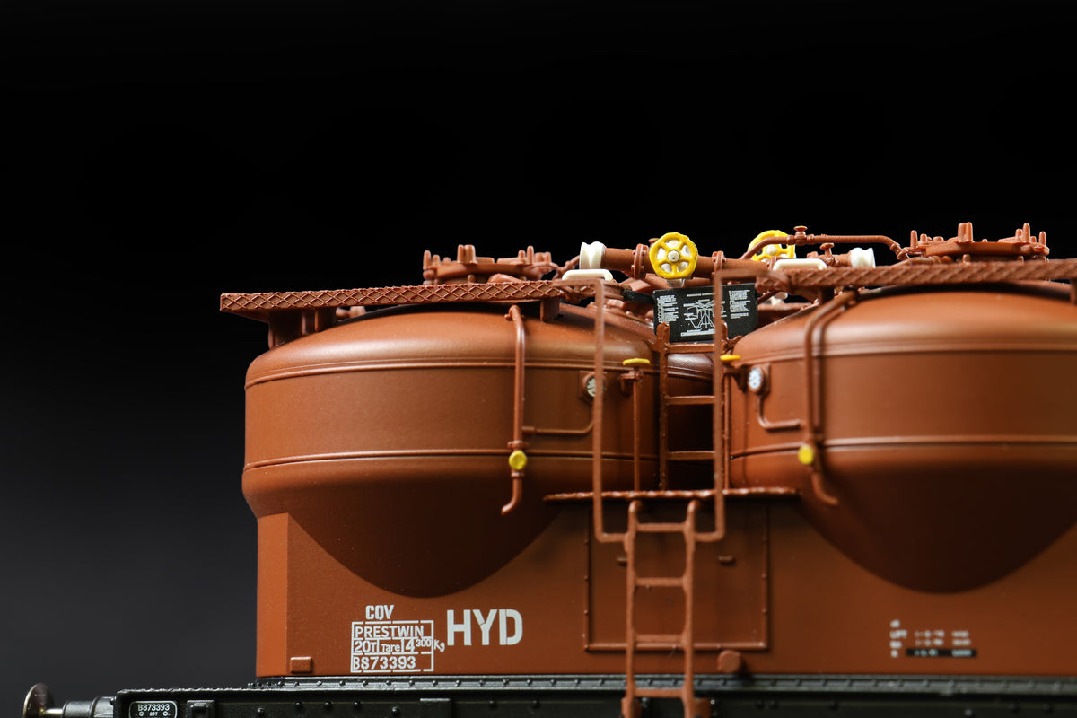 Clark Railworks OO Gauge C3042 BR Bauxite Prestwin Wagons (3-Pcs), B873414, B873741 &amp; B873744