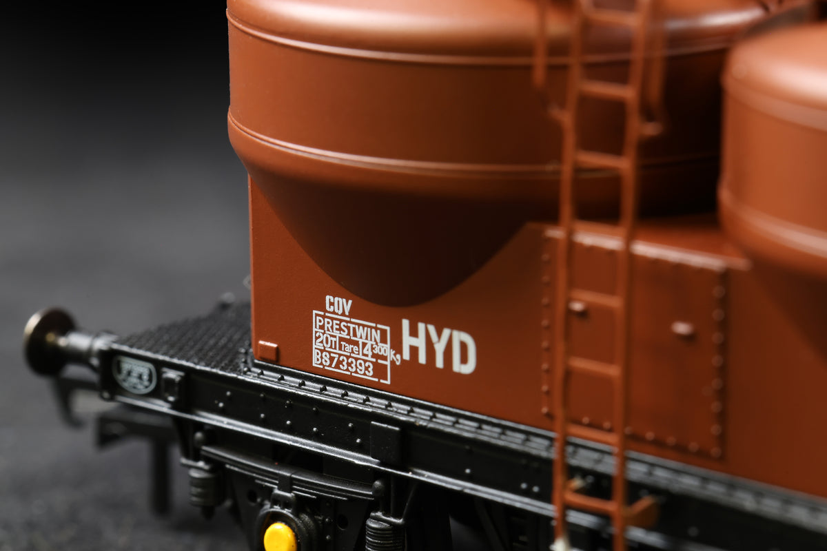 Clark Railworks OO Gauge C3042 BR Bauxite Prestwin Wagons (3-Pcs), B873414, B873741 &amp; B873744