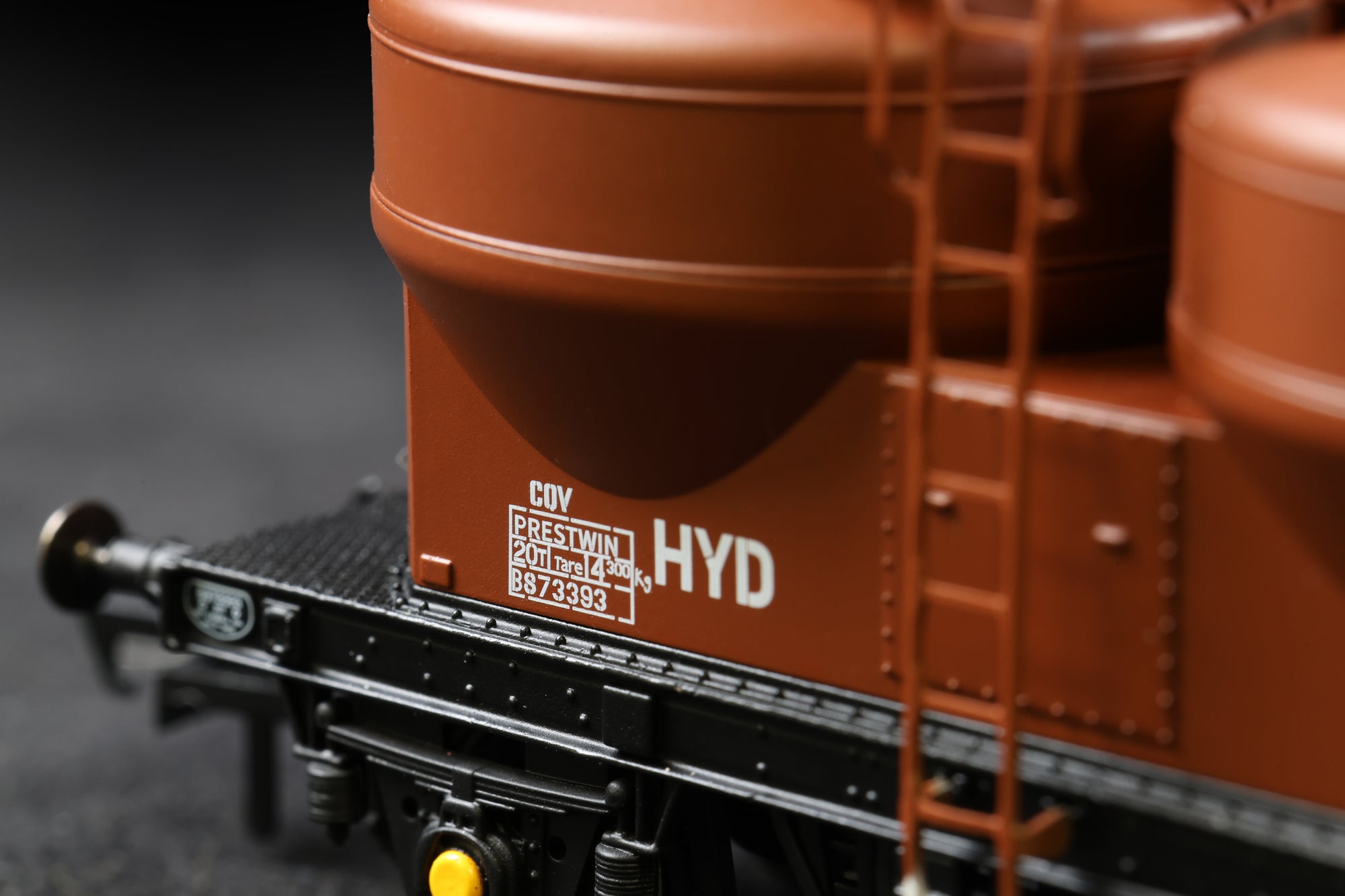 Clark Railworks OO Gauge C3042 BR Bauxite Prestwin Wagons (3-Pcs), B873414, B873741 & B873744