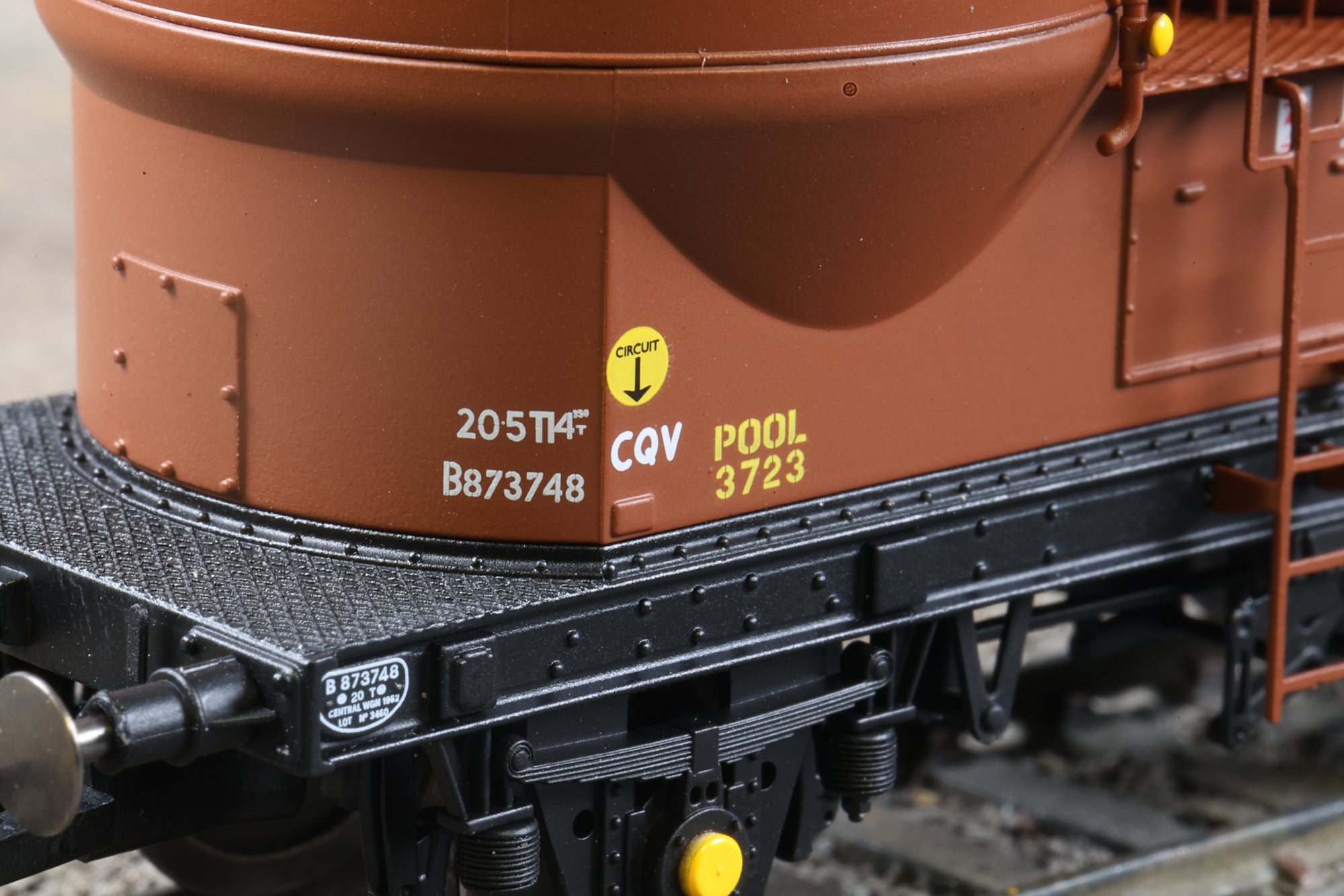 Clark Railworks OO Gauge C3042B BR Bauxite Prestwin Wagons (3-Pcs), B873388, B873748 & B873755 (TOPS)