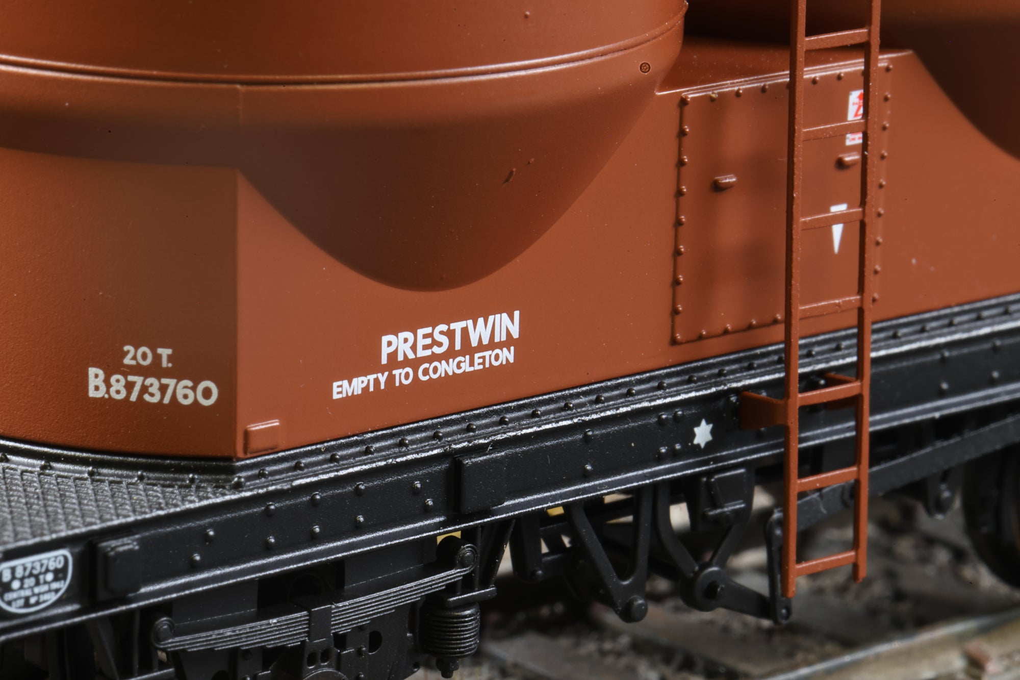 Clark Railworks OO Gauge C3041 BR Bauxite Prestwin Wagons (3-Pcs), B873400, B873402 & B873760 (Pre-TOPS)