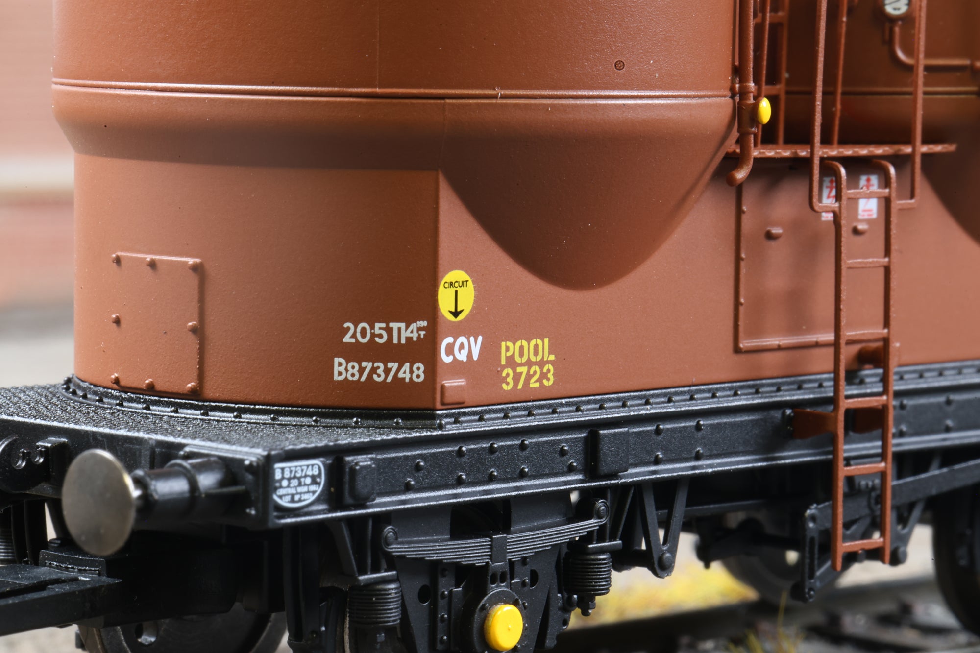 Clark Railworks OO Gauge C3042B BR Bauxite Prestwin Wagons (3-Pcs), B873388, B873748 & B873755 (TOPS)