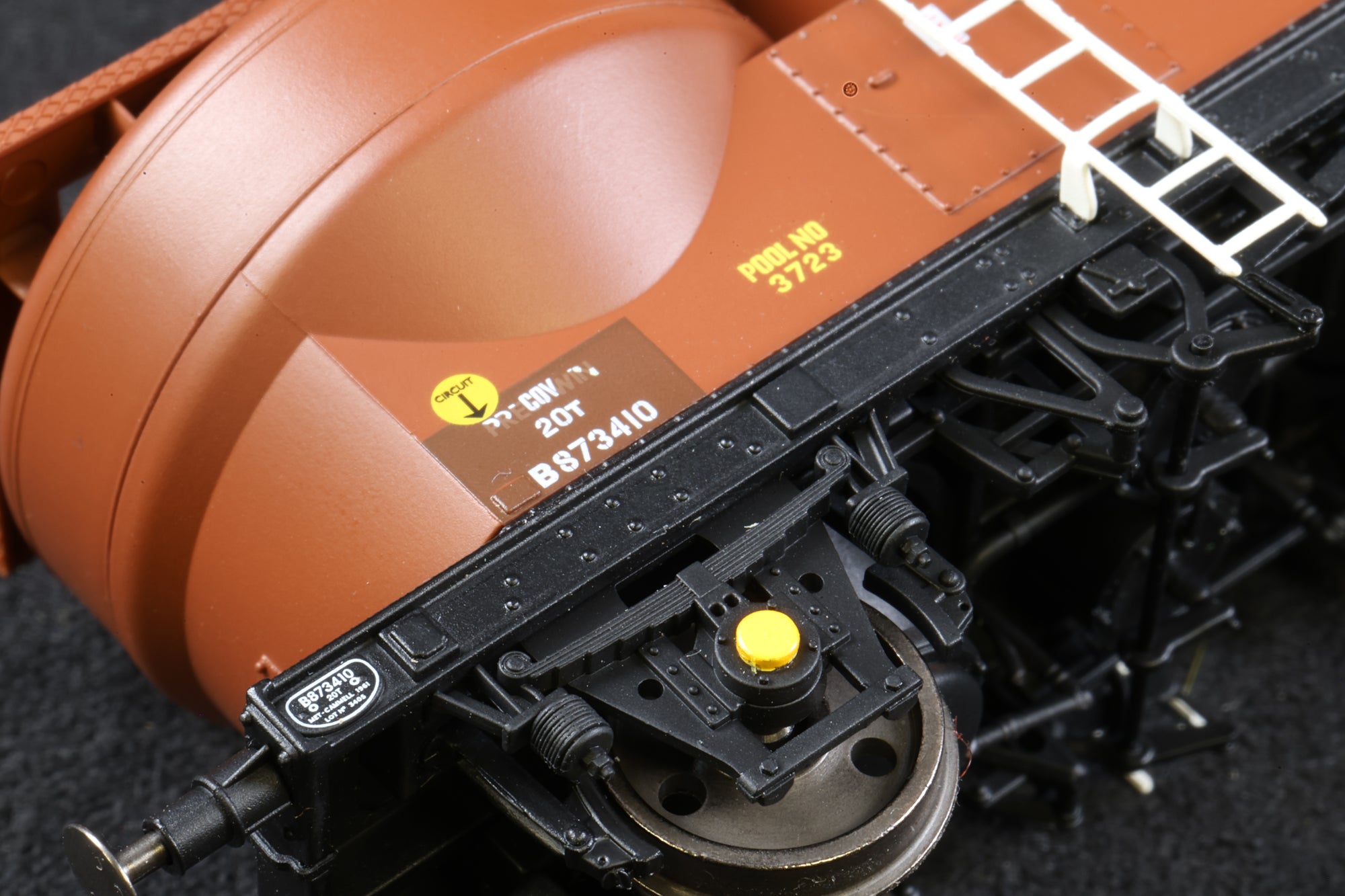 Clark Railworks OO Gauge C3042A BR Bauxite Prestwin Wagons (3-Pcs), B873382, B873410 & B873759 (TOPS)