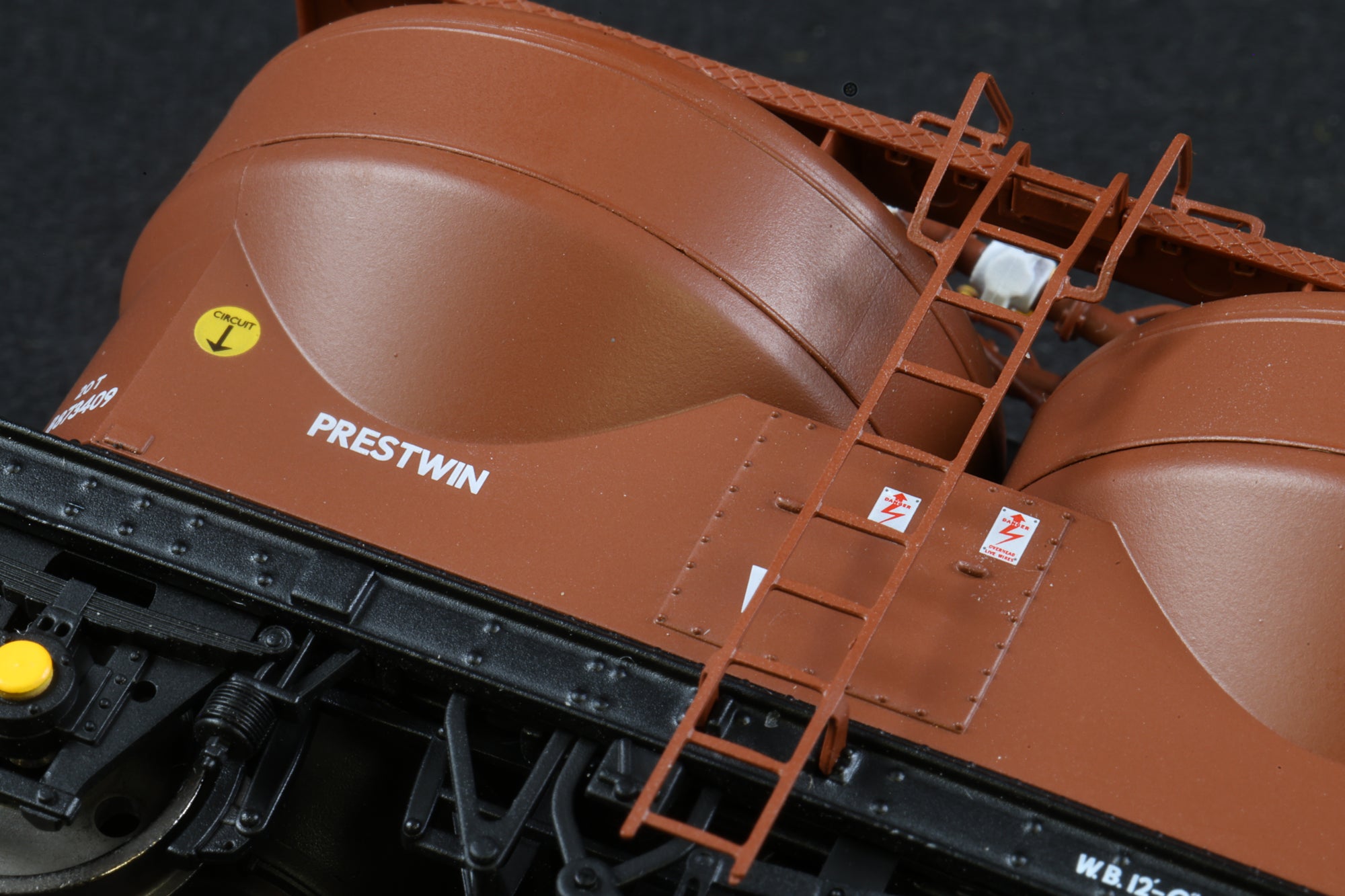 Clark Railworks OO Gauge C3041A BR Bauxite Prestwin Wagons (3-Pcs), B873405, B873409 & B873763 (Pre-TOPS)