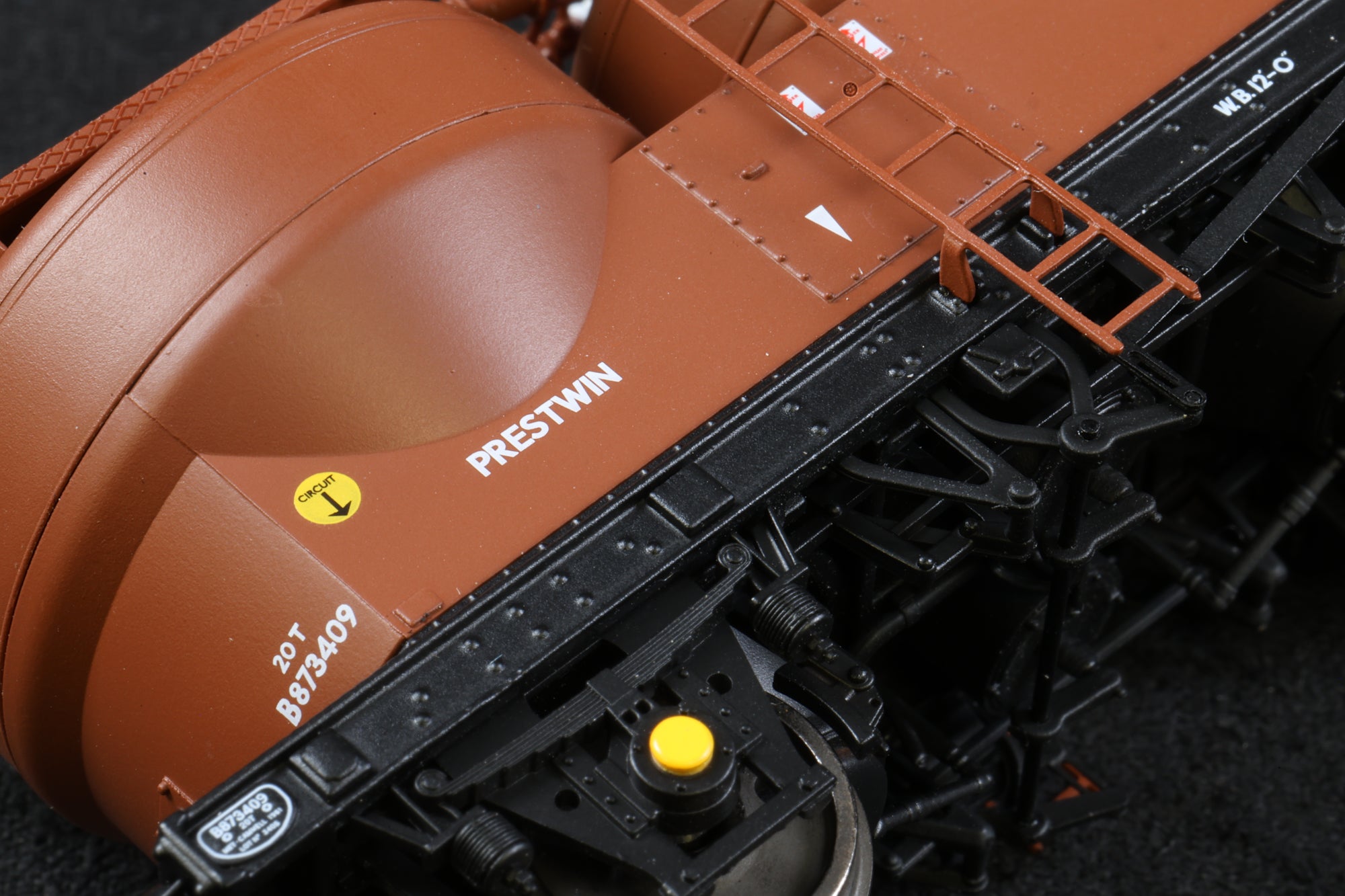 Clark Railworks OO Gauge C3041A BR Bauxite Prestwin Wagons (3-Pcs), B873405, B873409 & B873763 (Pre-TOPS)