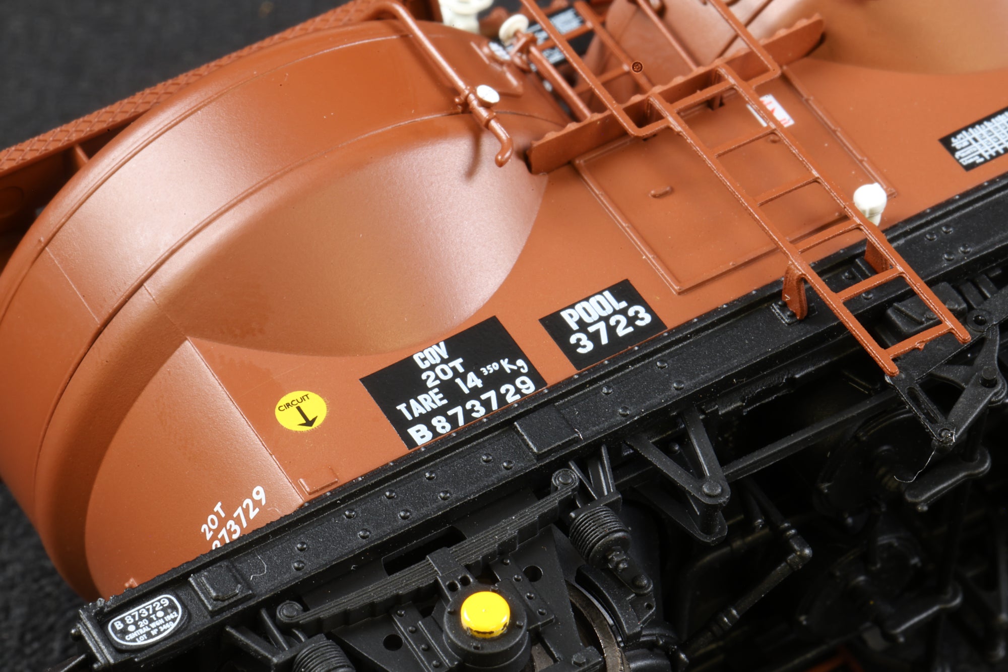 Clark Railworks OO Gauge C3042C BR Bauxite Prestwin Wagons (3-Pcs), B873393, B873729 & B873758 (TOPS)