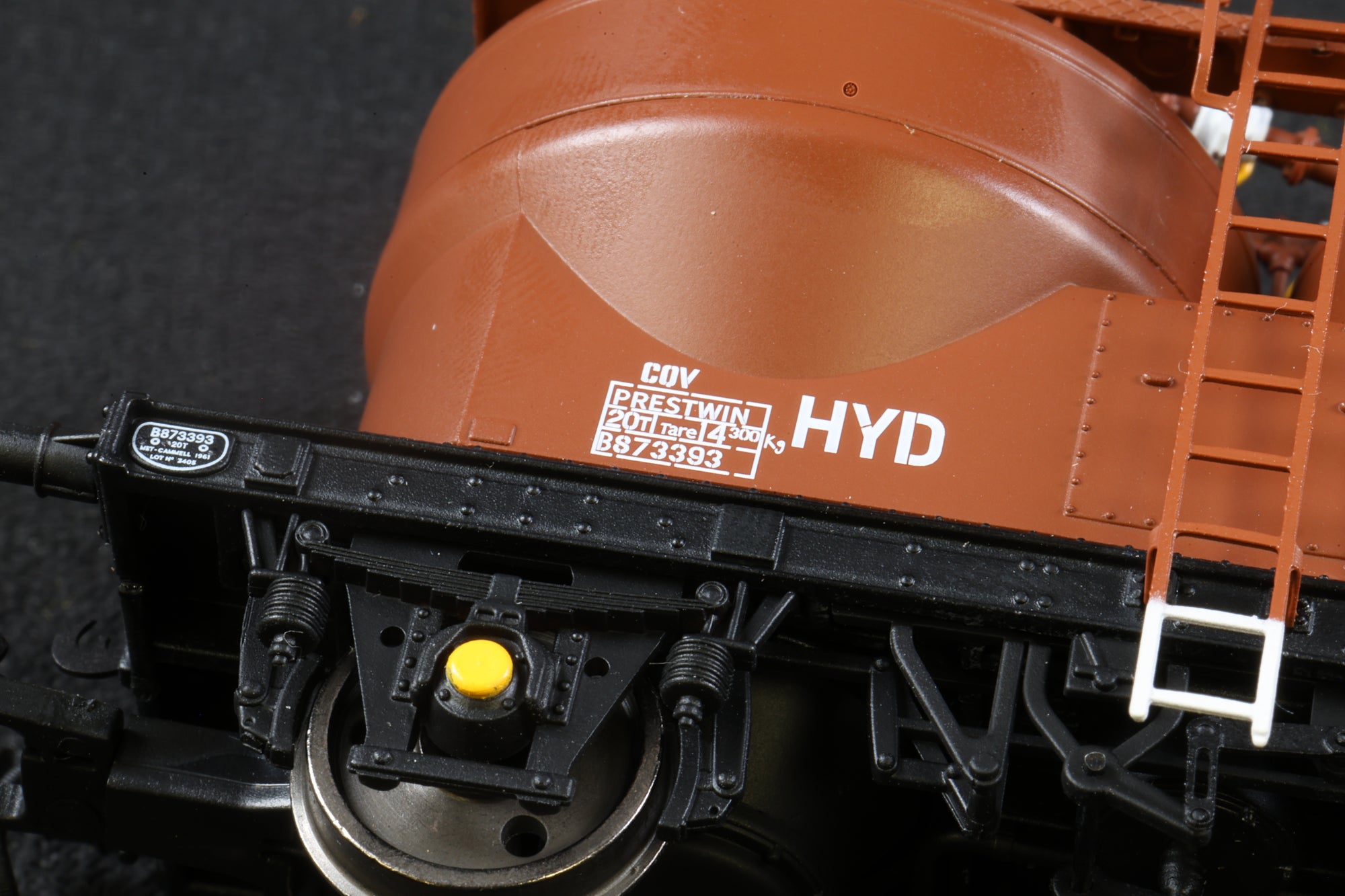 Clark Railworks OO Gauge C3042C BR Bauxite Prestwin Wagons (3-Pcs), B873393, B873729 & B873758 (TOPS)