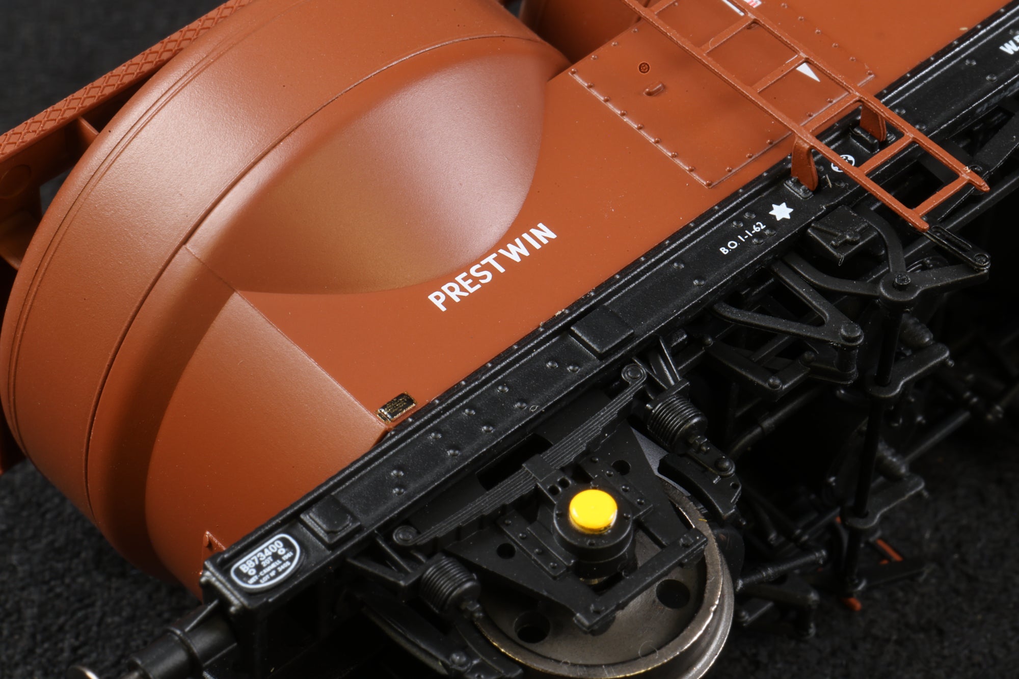 Clark Railworks OO Gauge C3041 BR Bauxite Prestwin Wagons (3-Pcs), B873400, B873402 & B873760 (Pre-TOPS)