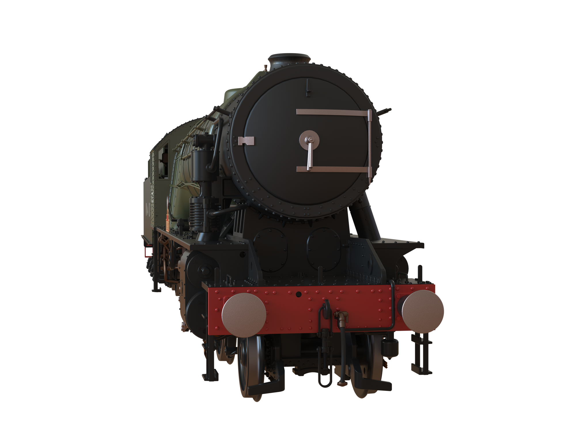 Clark Railworks Finescale OO Gauge C1000Z WD 2-10-0 Austerity, WD Khaki Green ‘73755’ 'Longmoor' Preserved