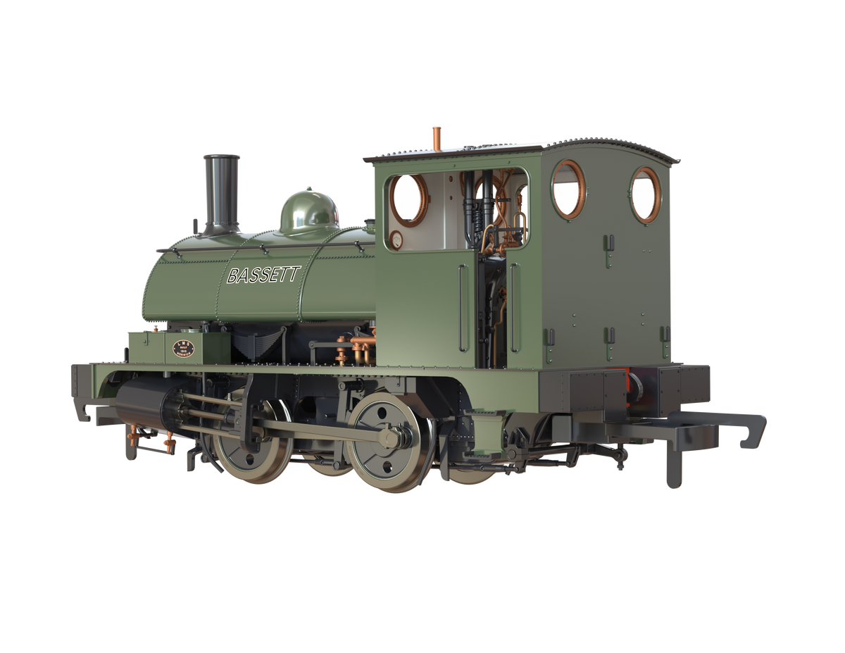 Clark Railworks OO Gauge C1023 L&amp;Y Class 21 Pug, Mowlems, Bottle Green, &#39;Bassett&#39; (pre-order)