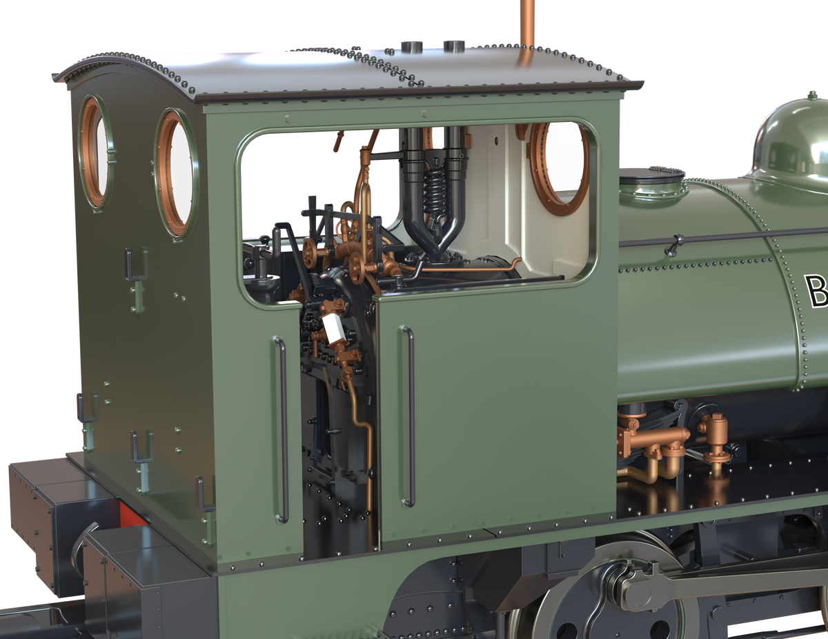 Clark Railworks OO Gauge C1023 L&amp;Y Class 21 Pug, Mowlems, Bottle Green, &#39;Bassett&#39; (pre-order)