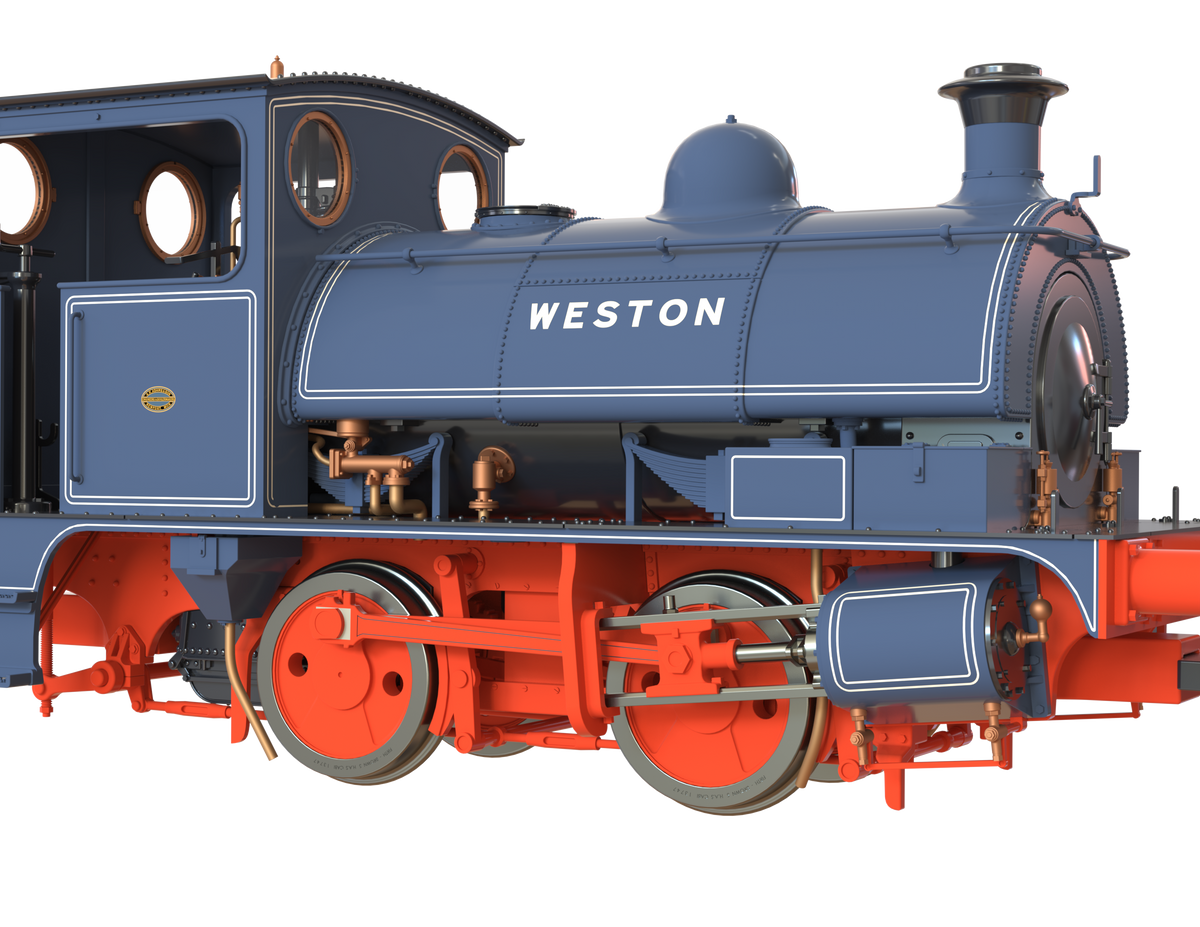 Clark Railworks OO Gauge C1022 L&amp;Y Class 21 Pug, ICI Old World Blue, Ex 11224, &#39;Weston&#39; (pre-order)