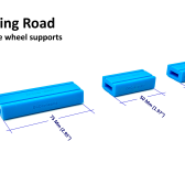 DCC Concepts Rolling Road Wheel Support Set DCM-BTS