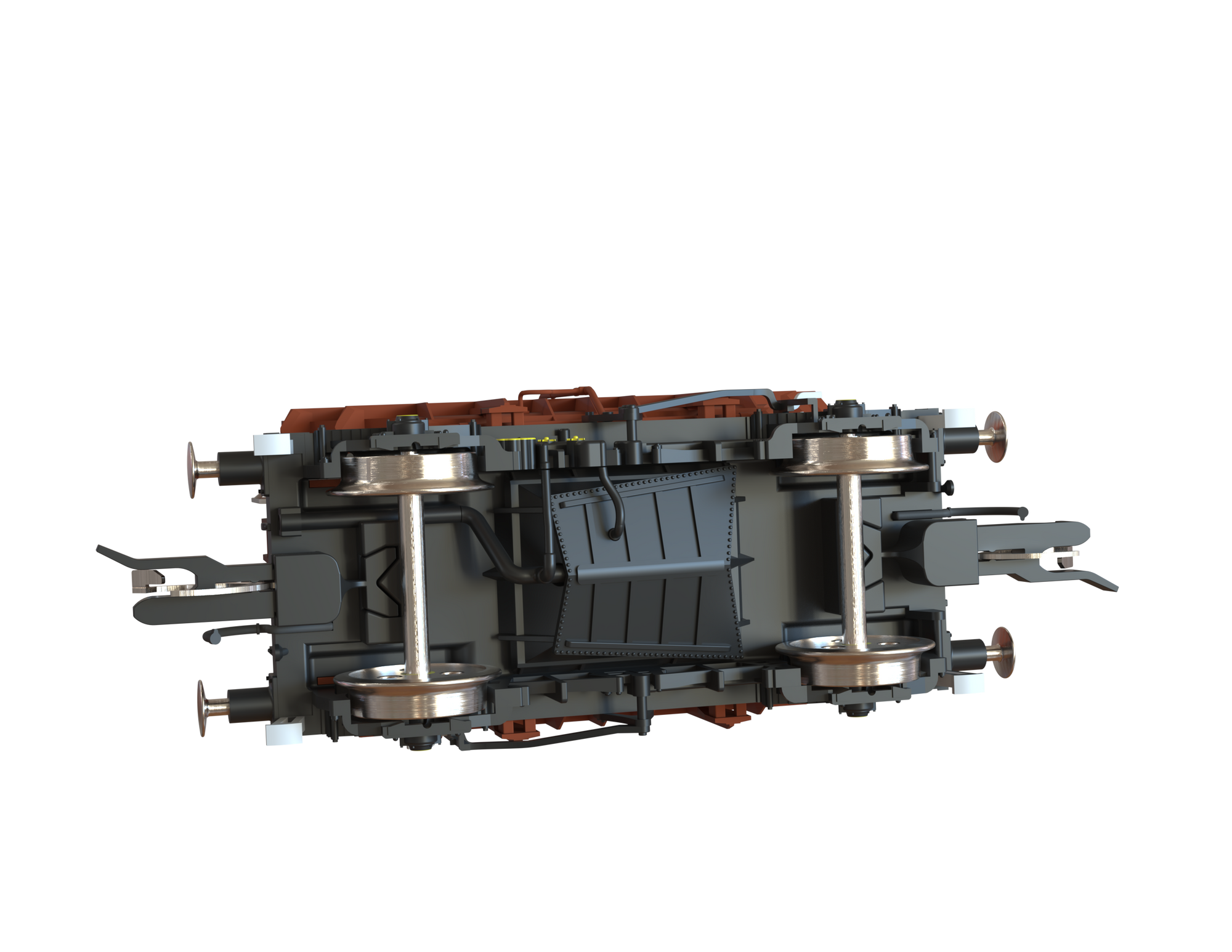 Clark Railworks TT Gauge T3000 Presflo BR Pre-Tops Bauxite 3-Pack