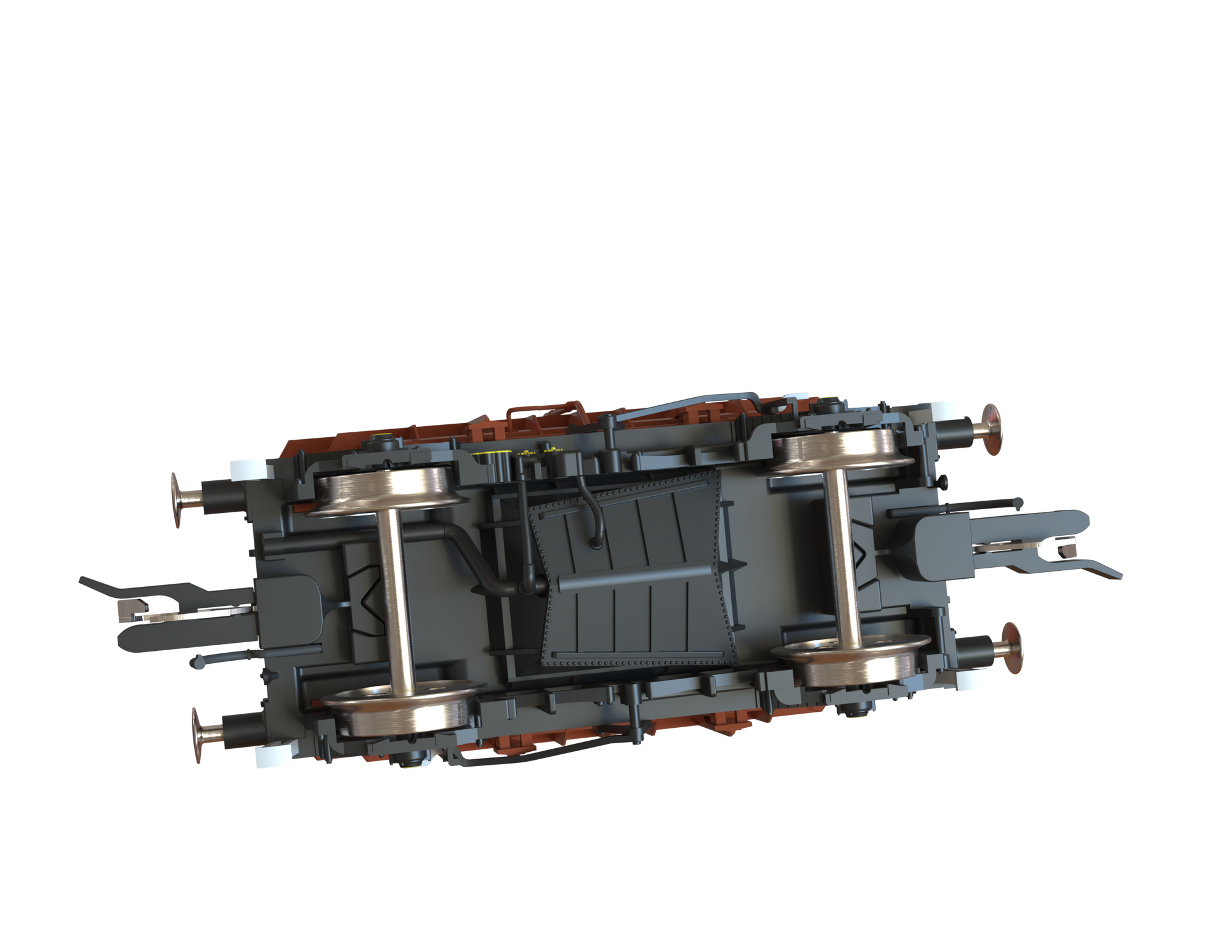 Clark Railworks TT Gauge T3000 Presflo BR Pre-Tops Bauxite 3-Pack