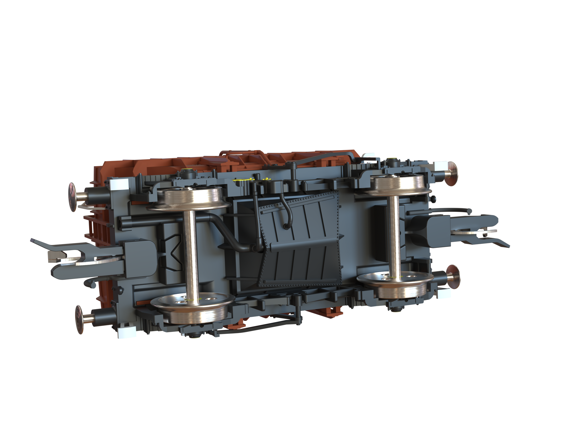 Clark Railworks TT Gauge T3000 Presflo BR Pre-Tops Bauxite 3-Pack