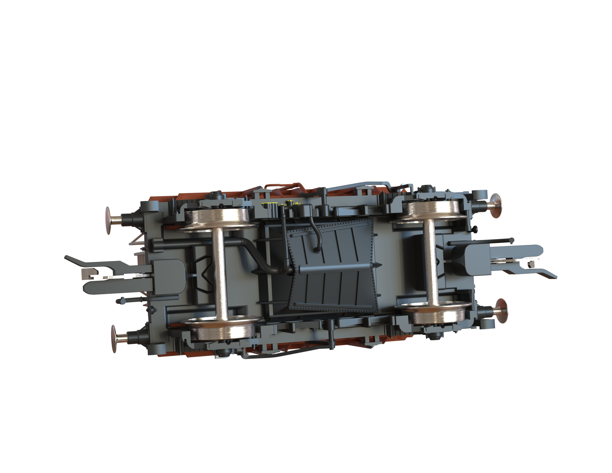 Clark Railworks TT Gauge T3002 Presflo BR Tops Bauxite 3-Pack